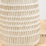 Mt. Washington Pottery Home Kitchen Vases Carafe Vase Speckled White / 7" Dia X 13.5" H