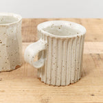 Mt. Washington Pottery Home CoffeeTea Column Mug in Speckled White Speckled White / 3.5" Dia X 4" H