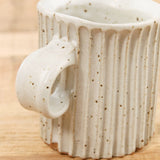 Mt. Washington Pottery Home CoffeeTea Column Mug in Speckled White Speckled White / 3.5" Dia X 4" H