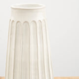 Mt. Washington Pottery Home Kitchen Vases Column Vase Matte White / 6" Dia X 13.5" H