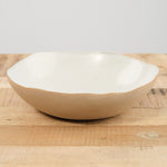 Mt. Washington Pottery Home Kitchen Dishware Eggshell Serving Bowl in Matte White Matte White / 11" Dia X 3" H