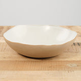 Mt. Washington Pottery Home Kitchen Dishware Eggshell Serving Bowl in Matte White Matte White / 11" Dia X 3" H