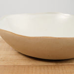 Mt. Washington Pottery Home Kitchen Dishware Eggshell Serving Bowl in Matte White Matte White / 11" Dia X 3" H