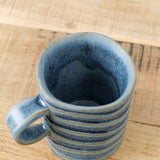 Mt. Washington Pottery Home CoffeeTea Ring Mug in Blue Blue / 3.75" Dia X 4" H