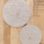 Muskhane Home Bath Organization Calabash Cover in Light Stone
