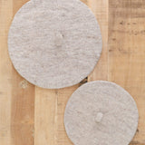 Muskhane Home Bath Organization Calabash Cover in Light Stone