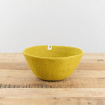 Muskhane Home Baskets Felt Basket in Chartreuse Chartreuse / Small