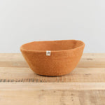 Muskhane Home Baskets Felt Basket in Caramel Caramel / Small
