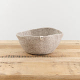 Muskhane Home Baskets Felt Basket in Light Stone Light Stone / Medium