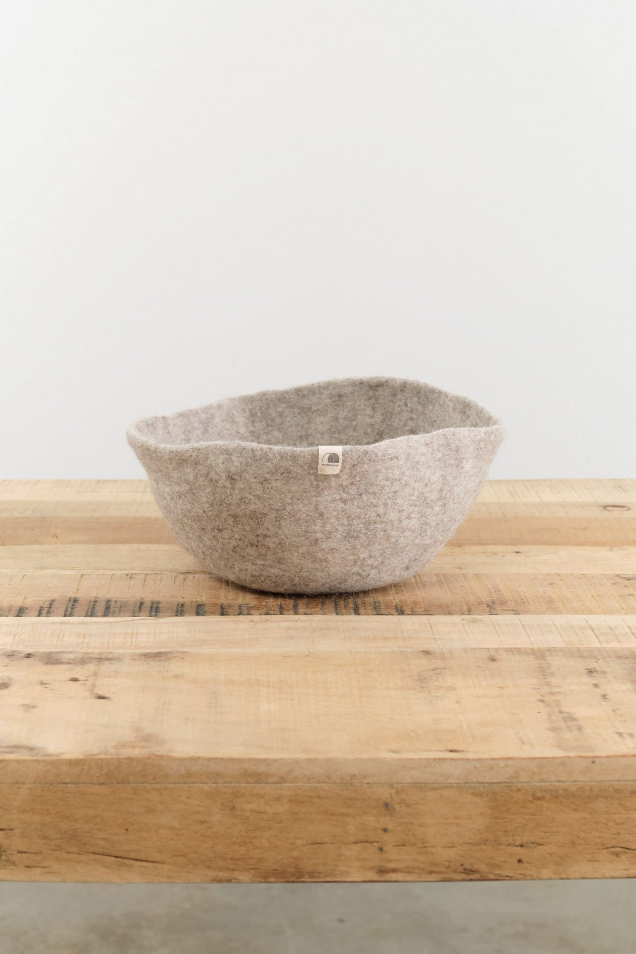 Muskhane Home Baskets Felt Basket in Light Stone Light Stone / Medium