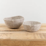 Muskhane Home Baskets Felt Basket in Light Stone
