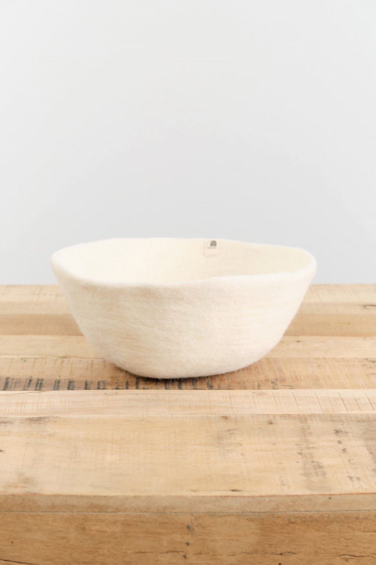 Muskhane Home Baskets Felt Basket in Natural Natural / Medium