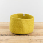 Muskhane Home Baskets Nested Basket in Chartreuse