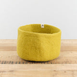 Muskhane Home Baskets Nested Basket in Chartreuse