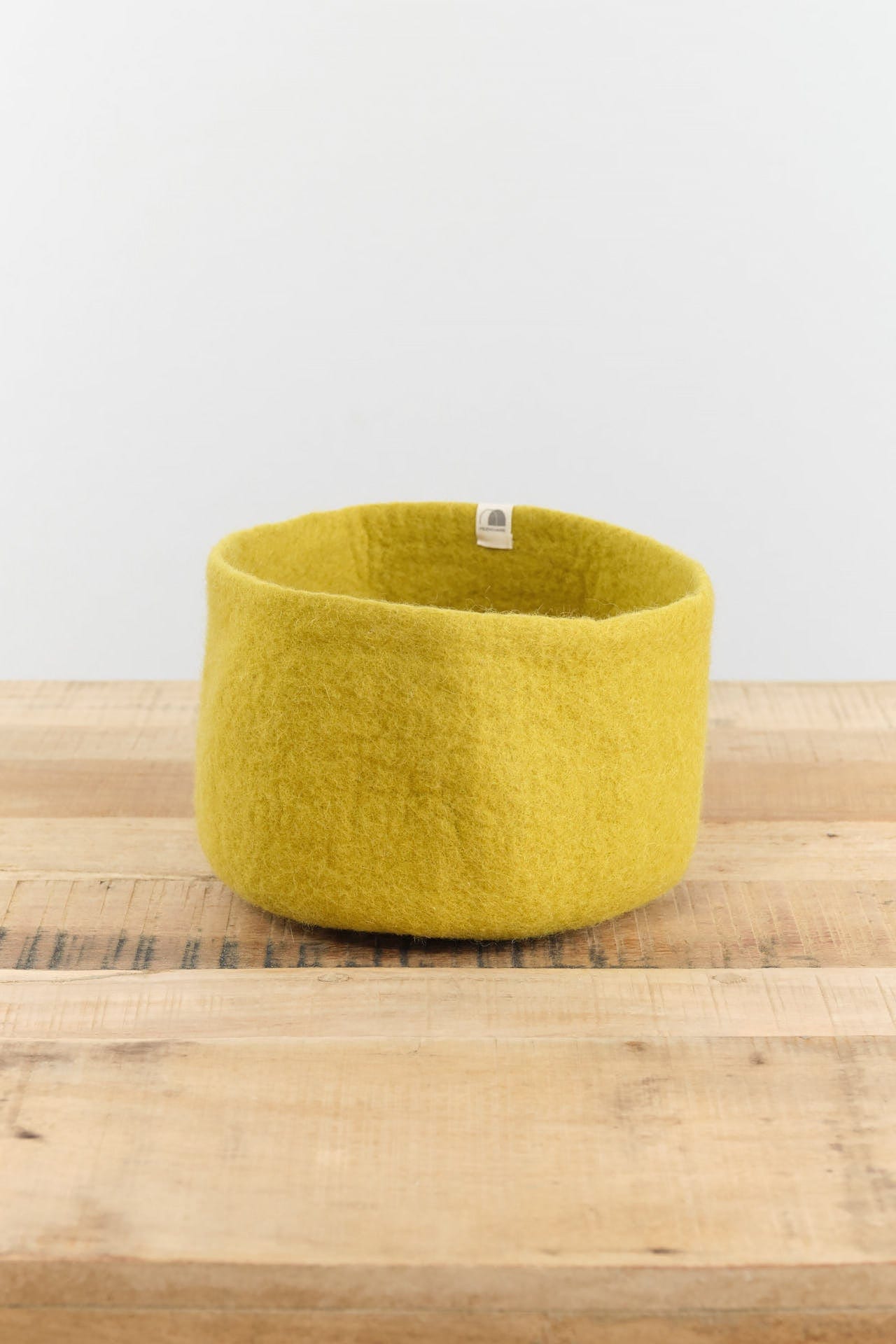 Muskhane Home Baskets Nested Basket in Chartreuse