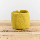Muskhane Home Baskets Nested Basket in Chartreuse