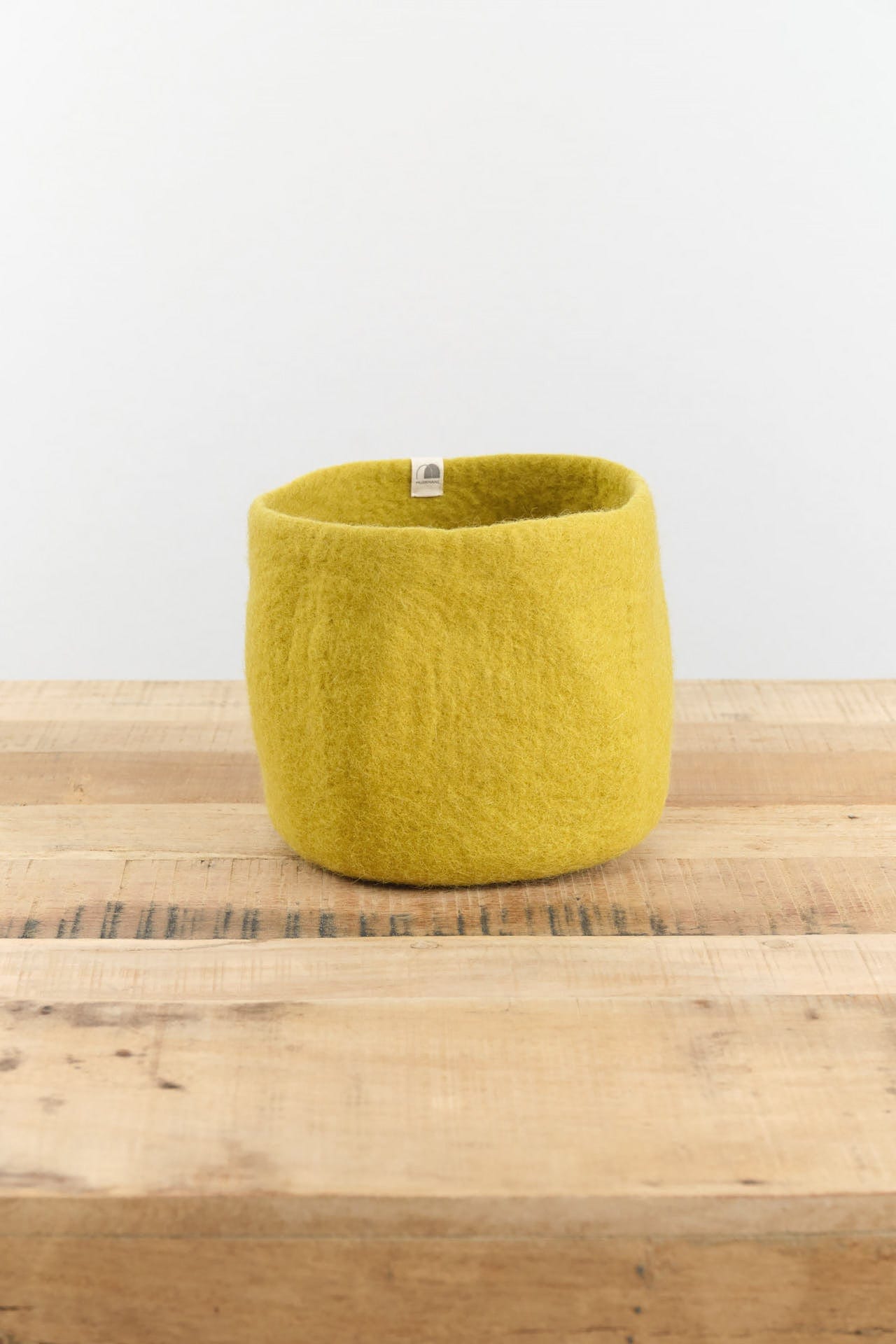 Muskhane Home Baskets Nested Basket in Chartreuse