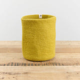 Muskhane Home Baskets Nested Basket in Chartreuse