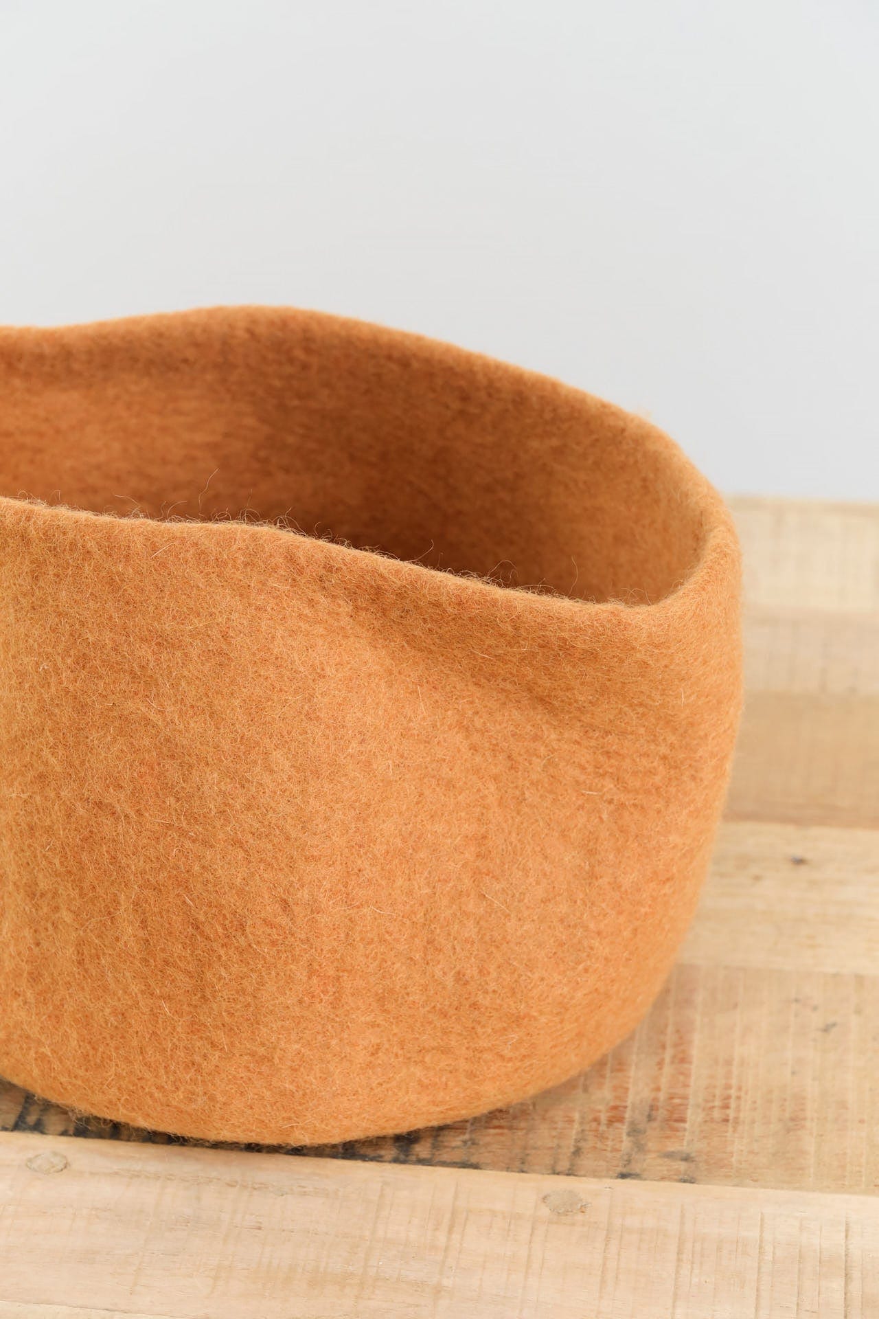 Muskhane Home Baskets Storage Calabash in Caramel