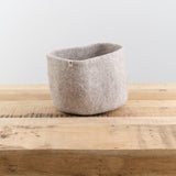 Muskhane Home Baskets Storage Calabash in Light Stone Light Stone / Small