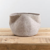 Muskhane Home Baskets Storage Calabash in Light Stone Light Stone / Medium