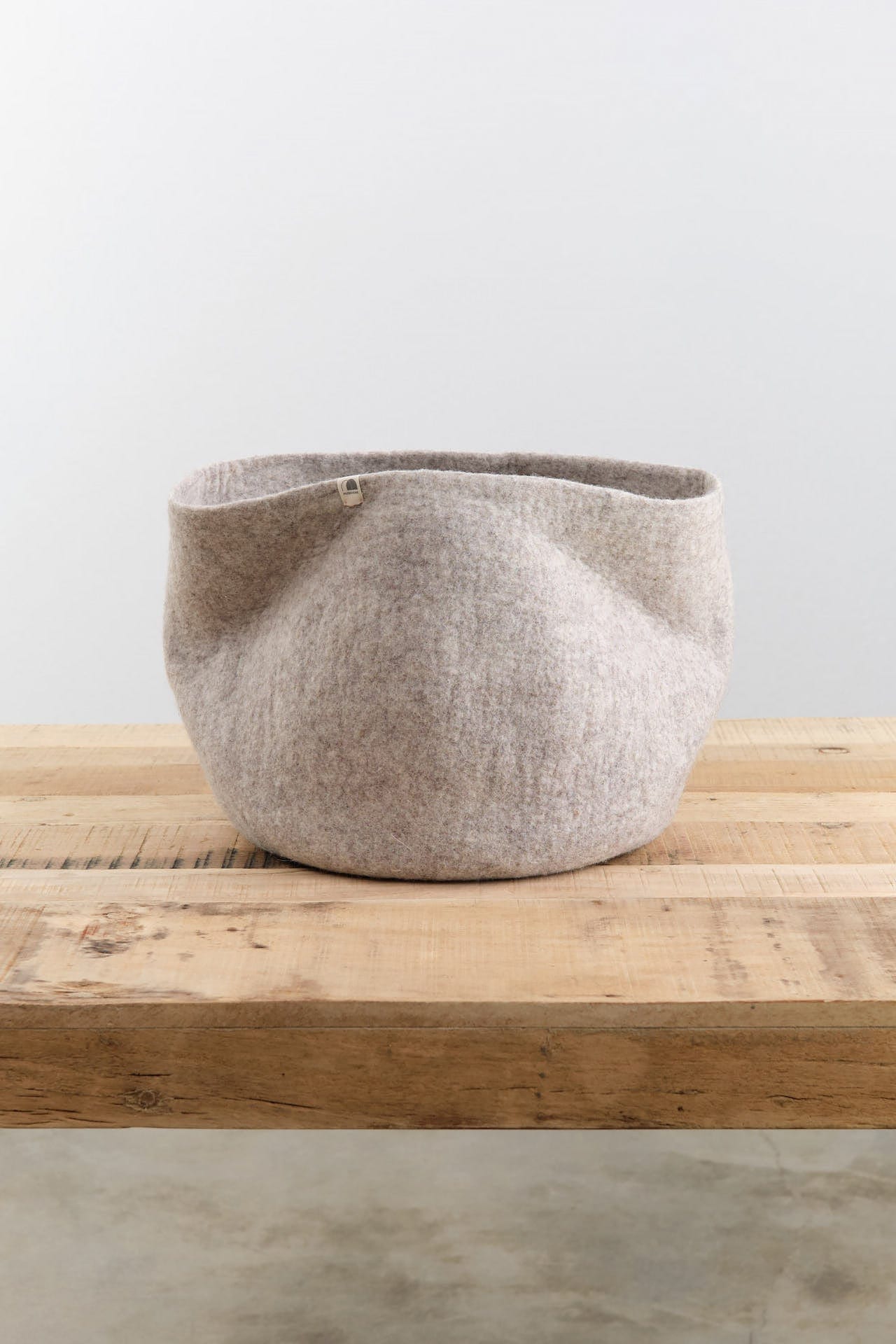 Muskhane Home Baskets Storage Calabash in Light Stone Light Stone / Medium