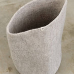 Muskhane Home Baskets Storage Calabash in Light Stone