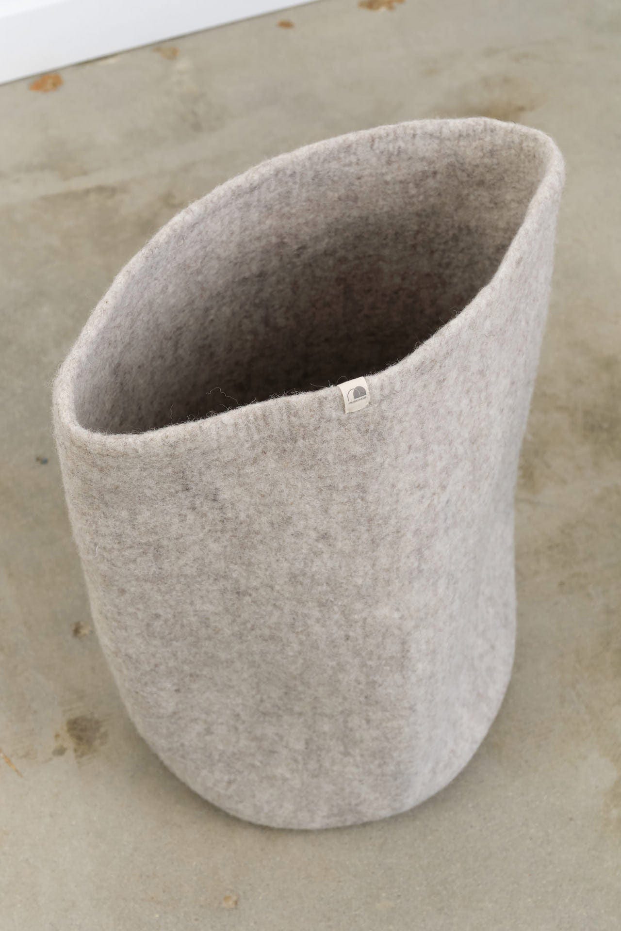 Muskhane Home Baskets Storage Calabash in Light Stone