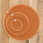 Muskhane Home Kitchen Coasters Two-Tone Pastille in Blush-Caramel
