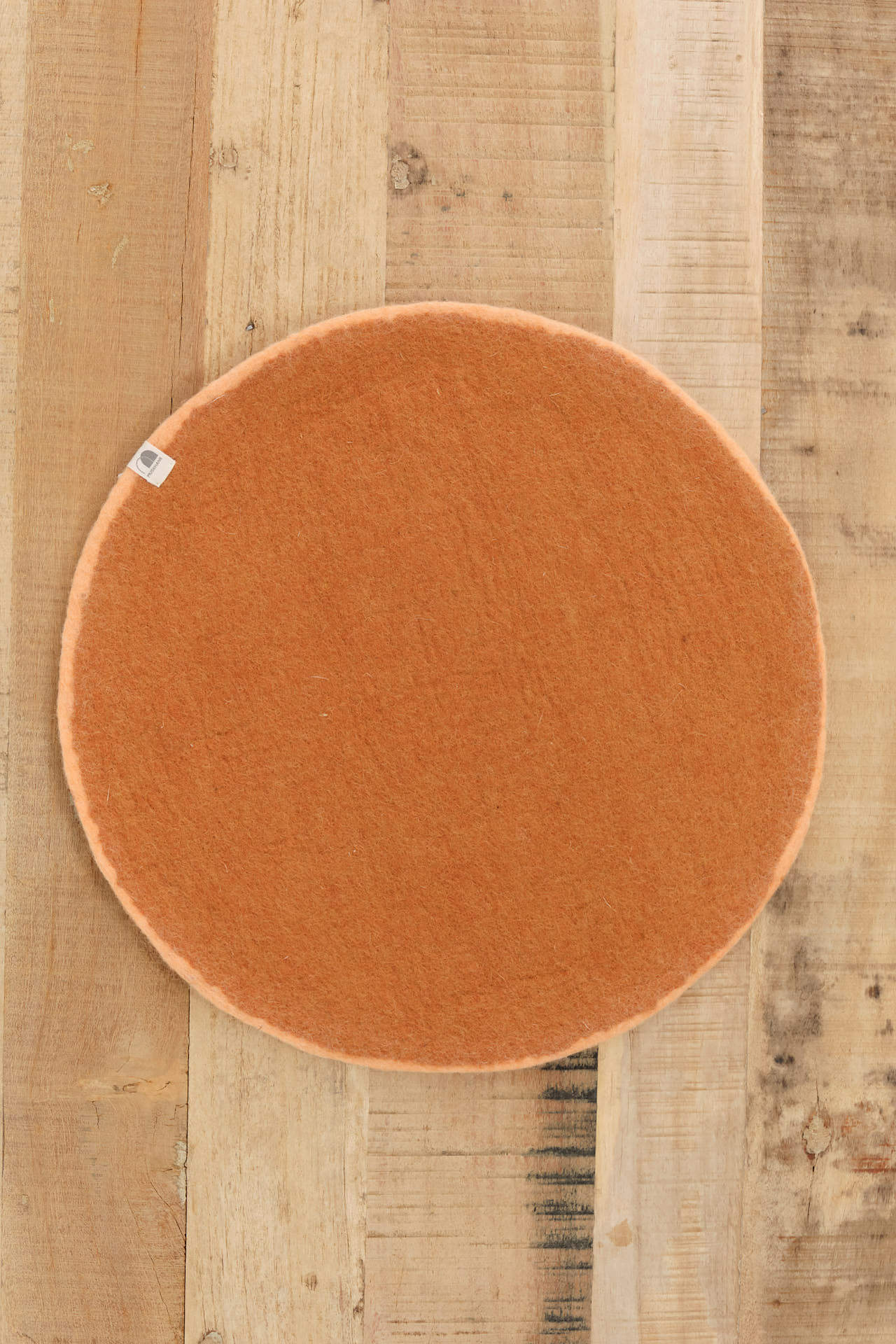 Muskhane Home Kitchen Coasters Two-Tone Pastille in Blush-Caramel Blush-Caramel / Large