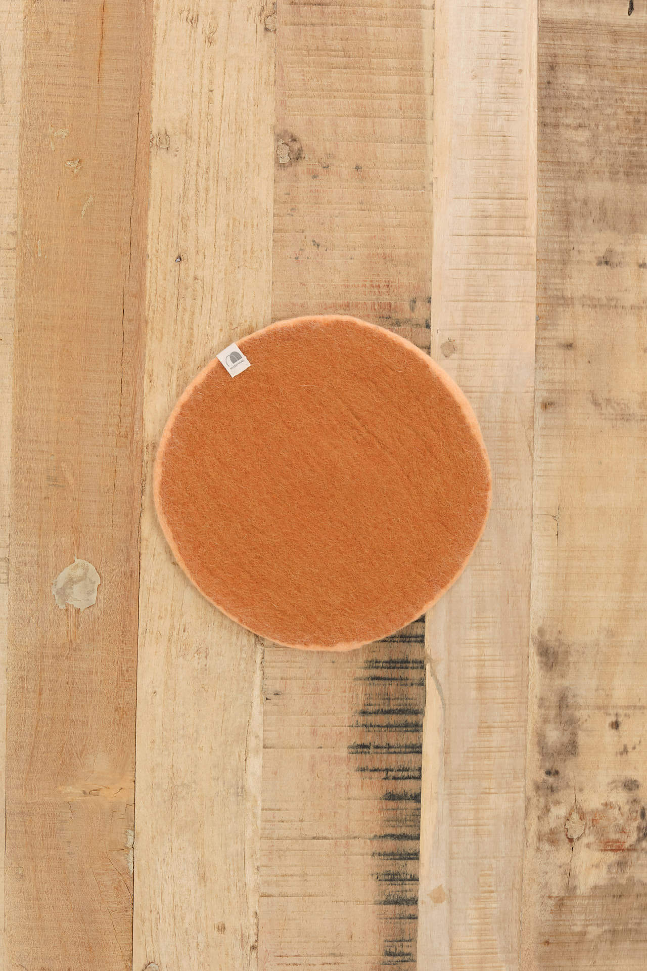 Muskhane Home Kitchen Coasters Two-Tone Pastille in Blush-Caramel Blush-Caramel / Small