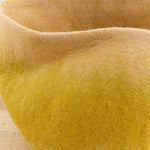 Muskhane Home Baskets Two-Tone Storage Calabash in Pistachio-Nude