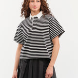 Nicholson & Nicholson Apparel Womens Blouses Rita Top in Black/White