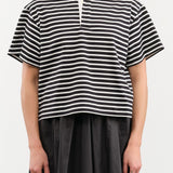 Nicholson & Nicholson Apparel Womens Blouses Rita Top in Black/White