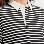 Nicholson & Nicholson Apparel Womens Blouses Rita Top in Black/White