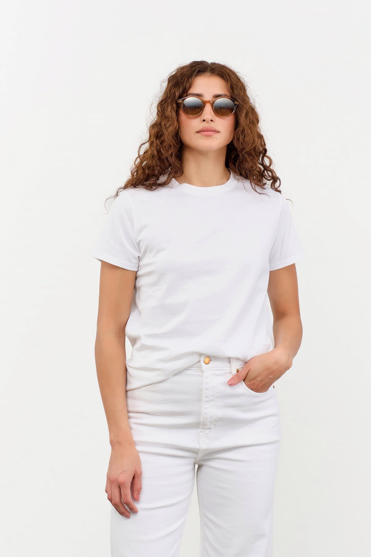 Nicholson & Nicholson Apparel Womens Blouses Sue Top in White