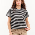 Nicholson & Nicholson Apparel Womens Blouses Tina Top in Black/White