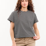 Nicholson & Nicholson Apparel Womens Blouses Tina Top in Black/White