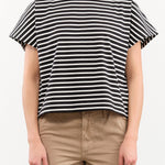 Nicholson & Nicholson Apparel Womens Blouses Tina Top in Black/White