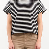 Nicholson & Nicholson Apparel Womens Blouses Tina Top in Black/White