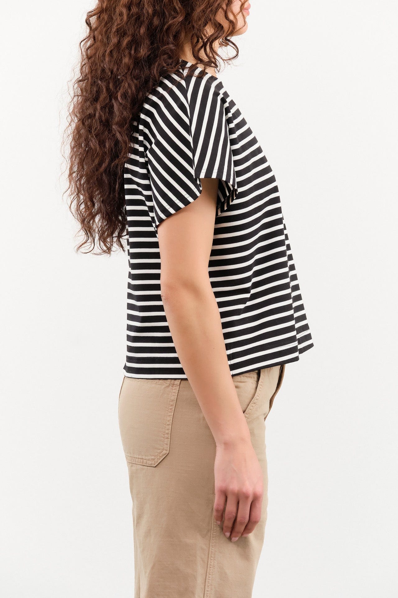 Nicholson & Nicholson Apparel Womens Blouses Tina Top in Black/White