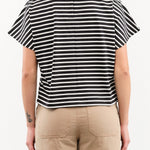 Nicholson & Nicholson Apparel Womens Blouses Tina Top in Black/White