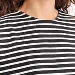 Nicholson & Nicholson Apparel Womens Blouses Tina Top in Black/White