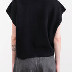Nicholson & Nicholson Apparel Womens Sweaters Zoe Top in Black Black / One Size