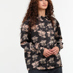 No. 6 Apparel Womens Blouses Cullen Shirt Black Shadow Floral / XSmall