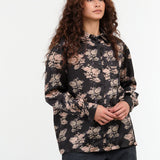 No. 6 Apparel Womens Blouses Cullen Shirt Black Shadow Floral / XSmall