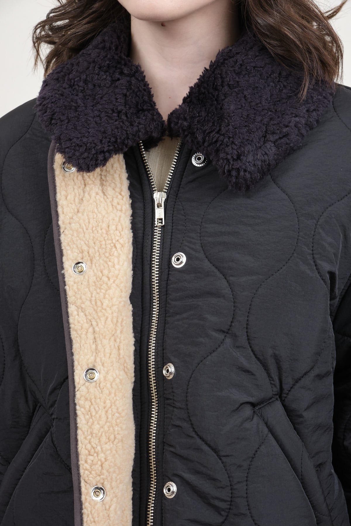 Snap and zip on Landmark Jacket