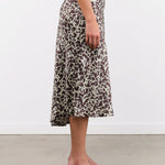 No. 6 Apparel Womens Skirts Mitta Skirt in Mint Ink Blot