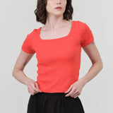 NSF Apparel Womens Blouses Noelle Top in Mars Mars / XSmall
