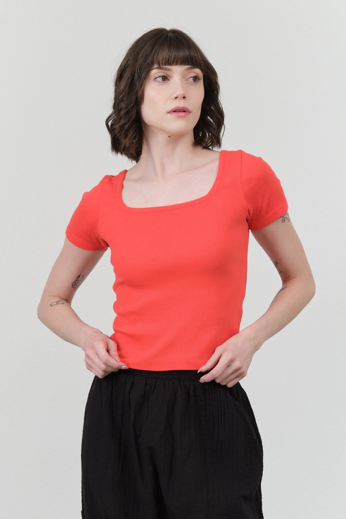 NSF Apparel Womens Blouses Noelle Top in Mars Mars / XSmall